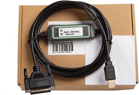 USB-FANUC تحميل كابل لأدوات آلة التصنيع باستخدام الحاسب الآلي كابل بيانات كابل برمجة كابل نقل كابل تصحيح الأخطاء USB إلى 25 دبوس نموذج ثابت FT232RL رقاقة مطلية بالذهب التوصيل 10 متر in Saudi Arabia