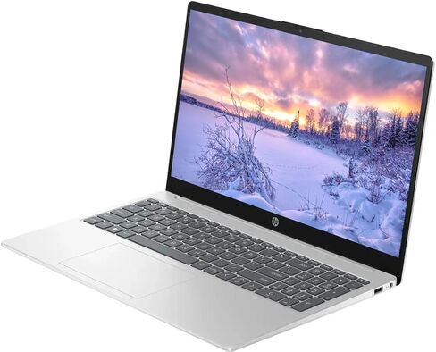 HP 15.6" Touchscreen Business & Student Laptop Computer, 32GB RAM 1TB SSD, 6-Cores Intel Core i3 Processor, Windows 11 Pro, Numeric Keypad, Wi-Fi 6, PLUSERA Earphones, Natural Silver in Saudi Arabia