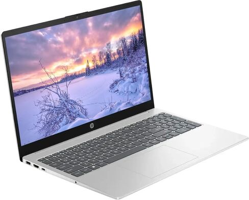 HP 15.6" Touchscreen Business & Student Laptop Computer, 32GB RAM 1TB SSD, 6-Cores Intel Core i3 Processor, Windows 11 Pro, Numeric Keypad, Wi-Fi 6, PLUSERA Earphones, Natural Silver in Saudi Arabia