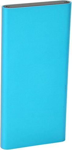 حاوية القرص الصلب الخارجي Vikye من النوع C إلى mSATA، ناقل حركة عالي السرعة، USB3.1 Gen2، يدعم محركات الأقراص الصلبة mSATA، التوصيل والتشغيل، وضع السبات، غطاء من سبائك الألومنيوم (أزرق) in Kuwait