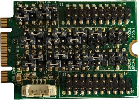 مفتاح M.2 B صغير إلى 4 بطاقة تسلسلية RS232/422/485 بطاقة توسيع إشارة COMM Ethernet DB9 Pin 5 in Saudi Arabia