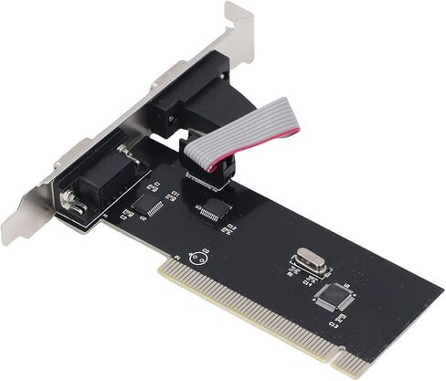 بطاقة توسيع تسلسلية Yunseity PCIe بمنفذين PCIe 1.0 × 1 إلى وحدة تحكم محول DB9 COM RS232 الصناعية لأجهزة الكمبيوتر المكتبية، بطاقة تسلسلية RS232، من أجل Wins، من أجل Vista، من أجل Linux in Kuwait