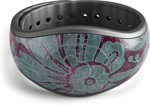 ملصق لامع من Design Skinz Animal Space Marble Agate غطاء جلدي مقاوم للخدش متوافق مع Disney MagicBand+ (MagicBand غير متضمن) in Saudi Arabia