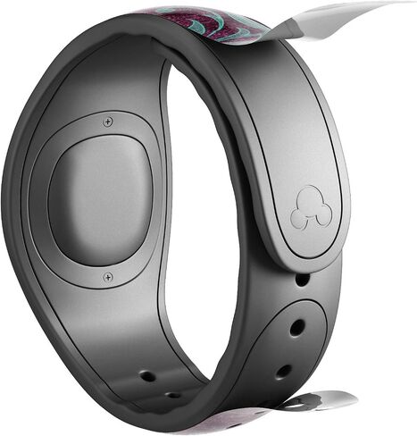 ملصق لامع من Design Skinz Animal Space Marble Agate غطاء جلدي مقاوم للخدش متوافق مع Disney MagicBand+ (MagicBand غير متضمن) in Saudi Arabia