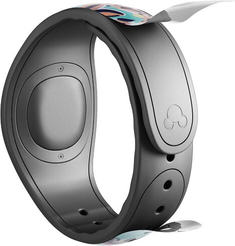 ملصق لامع من Design Skinz Animal Space Marble Agate غطاء جلدي مقاوم للخدش متوافق مع Disney MagicBand+ (MagicBand غير متضمن) in Saudi Arabia