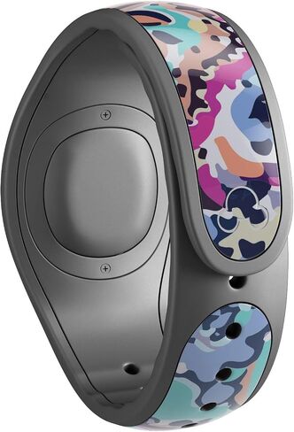 ملصق لامع من Design Skinz Animal Space Marble Agate غطاء جلدي مقاوم للخدش متوافق مع Disney MagicBand+ (MagicBand غير متضمن) in Saudi Arabia