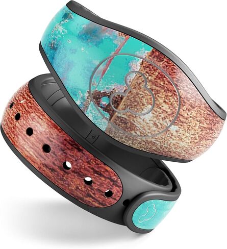 ملصق لامع من Design Skinz Animal Space Marble Agate غطاء جلدي مقاوم للخدش متوافق مع Disney MagicBand+ (MagicBand غير متضمن) in Saudi Arabia