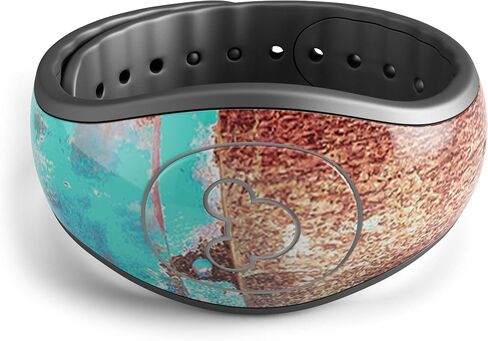 ملصق لامع من Design Skinz Animal Space Marble Agate غطاء جلدي مقاوم للخدش متوافق مع Disney MagicBand+ (MagicBand غير متضمن) in Saudi Arabia