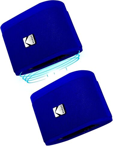 KODAK SOUNDBRIX Magnetic Splittable Bluetooth Speaker for Men Women Teens Boys Girls Portable Wireless Pairing White Elephant Gifts for Adults Up to 5H Playtime for Home Outdoor Stocking Stuffers in Saudi Arabia