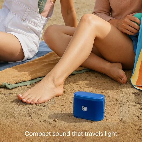 KODAK SOUNDBRIX Magnetic Splittable Bluetooth Speaker for Men Women Teens Boys Girls Portable Wireless Pairing White Elephant Gifts for Adults Up to 5H Playtime for Home Outdoor Stocking Stuffers in Saudi Arabia