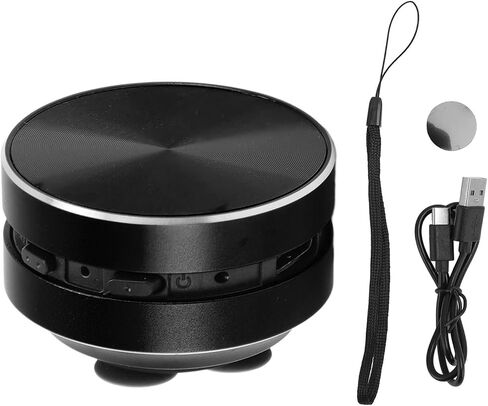مكبرات صوت Bewinner Bone Conduction صغيرة جدًا، تحول أي شيء إلى مكبر صوت، مكبر صوت ستيريو صغير محمول لاسلكي مع كوب شفط للمنزل والسفر في الهواء الطلق (فضي) in Saudi Arabia