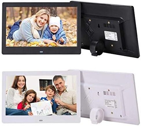 10-inch Digital Photo Frame, IPS Screen, HD 1280x800 Resolution, USB/SD Card Slot, Remote Control. in Saudi Arabia