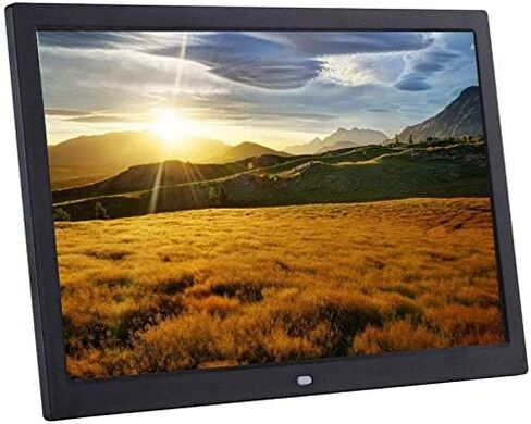 إطار صور رقمي LCD رفيع للغاية مقاس 15 بوصة - شاشة عريضة عالية الوضوح، متعددة الوظائف، تدعم تشغيل ملفات MP3 والفيديو، دقة 1280 × 800 in Saudi Arabia