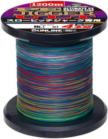 SUNLINE PE Line Saltimate Jigger ULT 4 Piece Set for Slow Pitch Jerks 1200m in Saudi Arabia