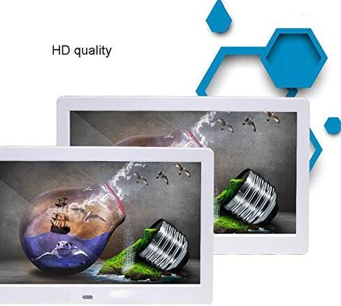 15-inch HD Digital Photo Frame, 1280x800 Resolution - Smart Video Advertising Machine with Clock, Calendar, Photo and Video Playback Functions. in Saudi Arabia