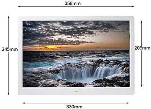 15-inch HD Digital Photo Frame, 1280x800 Resolution - Smart Video Advertising Machine with Clock, Calendar, Photo and Video Playback Functions. in Saudi Arabia