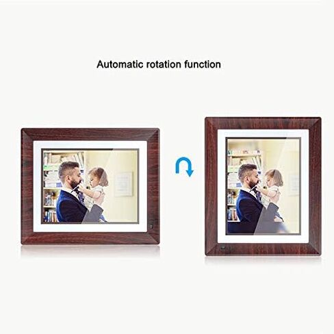 9-inch WiFi Digital Photo Frame, high-Definition IPS Display (1280x800), 16GB Storage, Photo/Video/Music Player, Wall-mountable. in Saudi Arabia