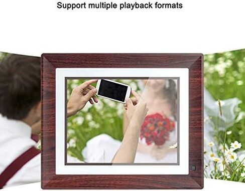 9-inch WiFi Digital Photo Frame, high-Definition IPS Display (1280x800), 16GB Storage, Photo/Video/Music Player, Wall-mountable. in Saudi Arabia