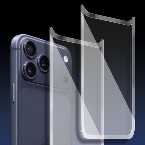 for iPhone 17 Pro Back Screen Protector(2-Pack), iPhone 17 Pro Back Glass Protector iPhone17 Pro Back Protector (6.3 inch) in Saudi Arabia