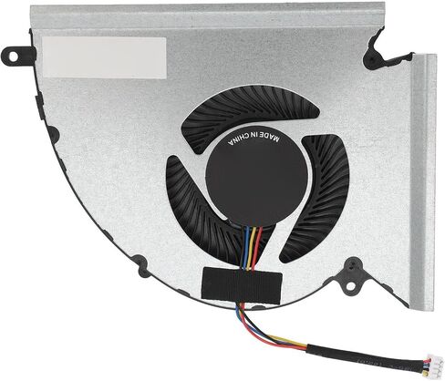 Dpofirs Cooling Laptop Fan, 4 Pin Compact Laptop Cooler Fan Replacement Professional Power Connector Silence High Efficiency in Saudi Arabia