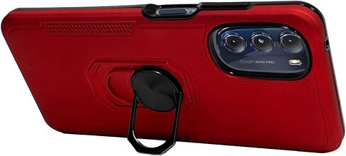 لهاتف Motorola Moto G Stylus 5G (2022) /XT2215 - حافظة هاتف مضادة للصدمات مع مشبك حزام - CV1 أسود in Kuwait