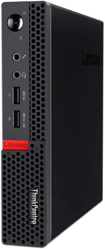 كمبيوتر مكتبي صغير Lenovo ThinkCentre M710q، Core i5-6500T 2.5 جيجا هرتز، 8 جيجا رام، 256 جيجا SSD، لوحة مفاتيح وماوس، واي فاي، بلوتوث، Windows 11 Pro (متجدد) in Saudi Arabia