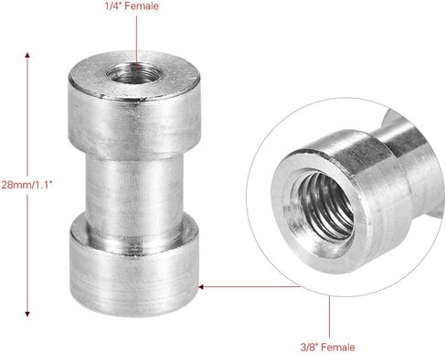 Akozon كاميرا فلاش دعامة إضاءة 1/4 و 3/8 أنثى حنفية برغي محول لحامل ضوء ترايبود Monopod in Saudi Arabia