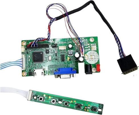 متوافق مع سامسونج، 1366x768 40 دبابيس LVDS HDMI VGA LCD عرض لوحة القيادة عدة LTN140AT07 LTN141AT03 T-CON لوحة المنطق، لوحة تحكم in Kuwait