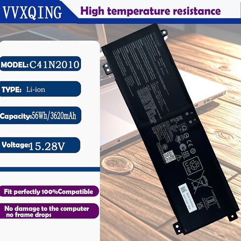 C41N2010 استبدال بطارية الكمبيوتر المحمول 15.48V ل ASUS ROG G15 G513IC G513IH G513QC G513QE G17 G713QE G513IC-HN055T G513QC-HF002T G513IH-HN086T G513QE-HN010T G713QE-RB74 G513QE-WH96 56WH 3620 مللي أمبير in Saudi Arabia