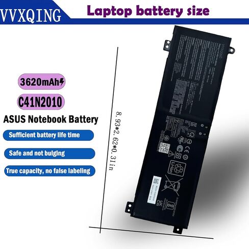 C41N2010 استبدال بطارية الكمبيوتر المحمول 15.48V ل ASUS ROG G15 G513IC G513IH G513QC G513QE G17 G713QE G513IC-HN055T G513QC-HF002T G513IH-HN086T G513QE-HN010T G713QE-RB74 G513QE-WH96 56WH 3620 مللي أمبير in Saudi Arabia