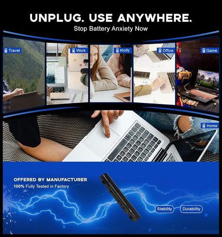 بطارية بديلة AL14A32 لسلسلة Acer Aspire E1/E5/E14/E15 Aspire V3/V5 Aspire Extensa 2509 EX2509 Travelmate P246/P256/P276، متوافقة مع أرقام الأجزاء 31CR17/65-2 KT00603008، 6 خلايا in Kuwait