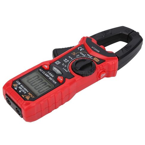 MultiMeter Digital Clamp MultiMeter ، AC DC الجهد تيار مع شاشة LCD ، عقد البيانات ، الإضاءة الخلفية لأداة إصلاح الكهرباء ، قياس تيار التيار المتردد (HT206B) in Kuwait