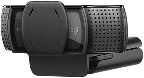 Logitech C920S Pro HD Webcam Bundle with Webcam Stand with Selfie Ring Light and 4-Port USB Hub (3 Items) in Saudi Arabia