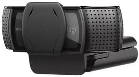 Logitech C920S Pro HD Webcam Bundle with Webcam Stand with Selfie Ring Light and 4-Port USB Hub (3 Items) in Saudi Arabia