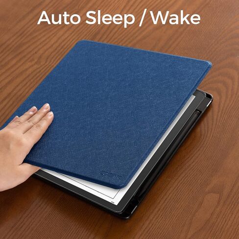 CoBak Case for Tablet Reader - All New PU Leather Cover with Auto Sleep Wake Feature for Tablet Reader 10.2" 2022 & 2024 Released with Pen Holder (not Compatible with Remarkable),Deep Blue in Saudi Arabia