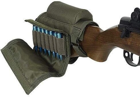 Cheek Riser Rifle Stock Cover Cartridge Holder Bullet Bag Cheek Rest Pouch Shotgun Shell Holder in Saudi Arabia