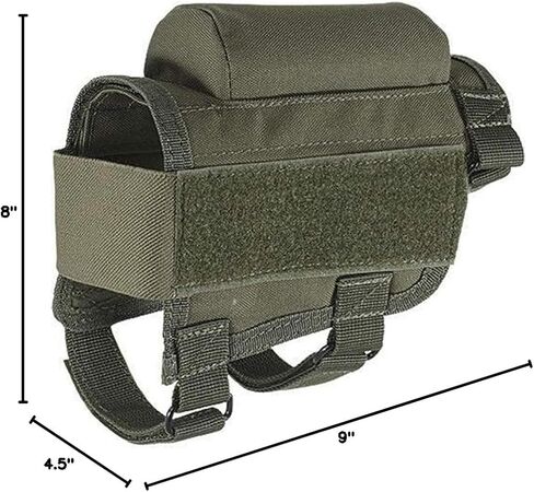 Cheek Riser Rifle Stock Cover Cartridge Holder Bullet Bag Cheek Rest Pouch Shotgun Shell Holder in Saudi Arabia