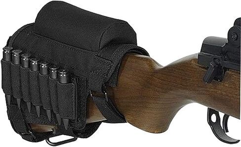 Cheek Riser Rifle Stock Cover Cartridge Holder Bullet Bag Cheek Rest Pouch Shotgun Shell Holder in Saudi Arabia