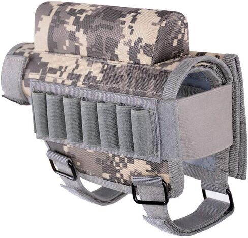 Cheek Riser Rifle Stock Cover Cartridge Holder Bullet Bag Cheek Rest Pouch Shotgun Shell Holder in Saudi Arabia