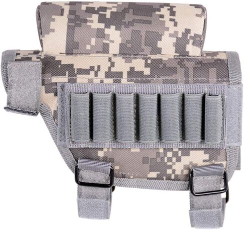 Cheek Riser Rifle Stock Cover Cartridge Holder Bullet Bag Cheek Rest Pouch Shotgun Shell Holder in Saudi Arabia