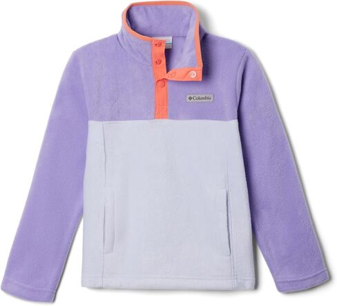 Columbia Youth Boys Steens Mtn 1/4 Snap Fleece Pull-over, Collegiate Navy/Bright Indigo, Large in Saudi Arabia