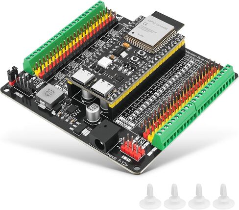 ESP32 ESP32-S3 Development Board + N40 Breakout Board for ESP32 / ESP32-S3 WROVER WROOM DevKitC/NodeMCU Expansion Board N16R8 Development Board with Dual-Mode Wi-Fi and Bluetooth ESP32 Kit in Saudi Arabia