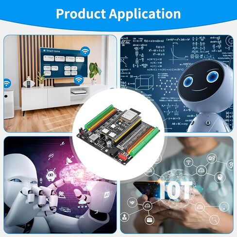 ESP32 ESP32-S3 Development Board + N40 Breakout Board for ESP32 / ESP32-S3 WROVER WROOM DevKitC/NodeMCU Expansion Board N16R8 Development Board with Dual-Mode Wi-Fi and Bluetooth ESP32 Kit in Saudi Arabia