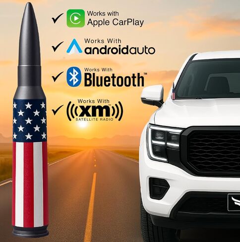 EcoAuto EasyLock 50 Cal Bullet – Universal Fit for Ford, Dodge, GMC, Chevy, and Jeep (2007+) Trucks | Short Replacement Accessory with New Anti-Theft Safeguard Design in Kuwait
