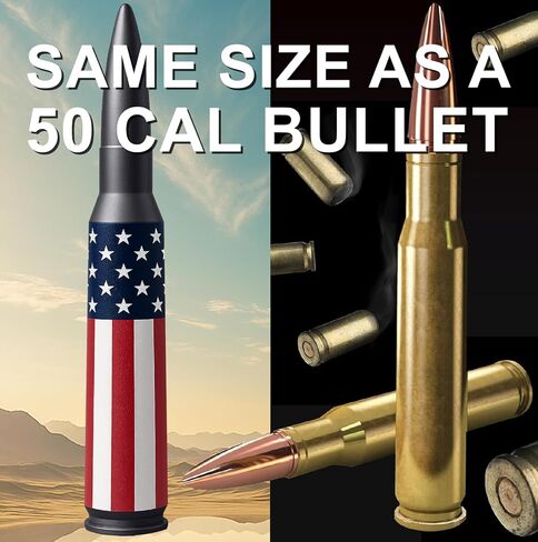 EcoAuto EasyLock 50 Cal Bullet – Universal Fit for Ford, Dodge, GMC, Chevy, and Jeep (2007+) Trucks | Short Replacement Accessory with New Anti-Theft Safeguard Design in Kuwait