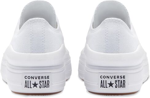 حذاء الجمباز النسائي من Converse، أسود أبيض أبيض، 8.5 in Kuwait