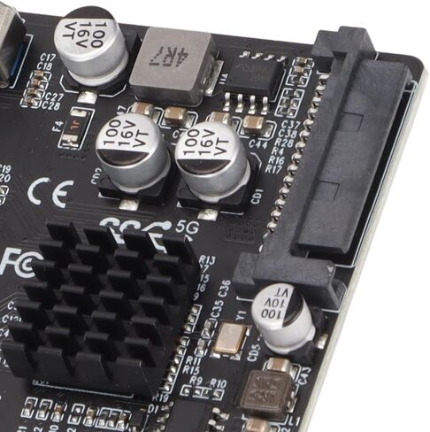 بطاقة توسيع SUNGOOYUE VL805 USB 3.0 PCIe، 4 منافذ، سرعة نقل 5 جيجابت في الثانية، متوافقة مع الارتفاع الكامل ونصف، مصدر طاقة داخلي in Kuwait