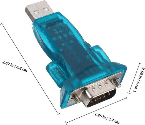 NOLITOY USB إلى كابل محول تسلسلي ذكر إلى أنثى محول نقل سريع للبيانات محول USB بلاستيكي لأجهزة الكمبيوتر والطابعات وأجهزة التوجيه المتوافقة in Kuwait