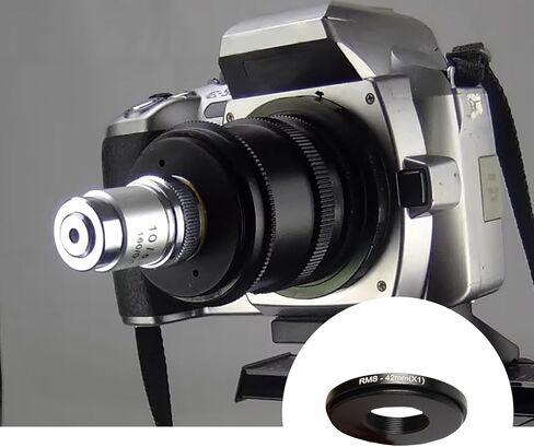 المجاهر العدسات نقل الموضوع إلى M42/49/52/58/62/67 LCD مهايئ لشاشة خواتم للعدسات محول كاميرا الهاتف in Saudi Arabia