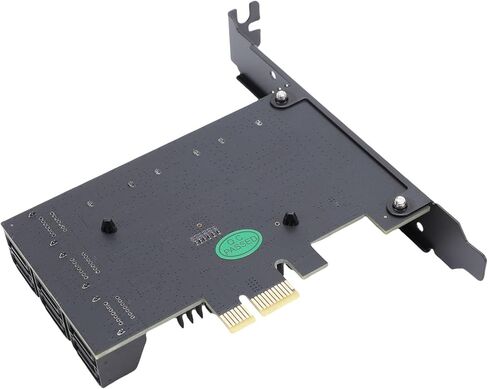 بطاقة توسيع Yunseity PCIE Serial ATA مع 9 منافذ، بطاقة محول SSD PCIE3.0 GEN3 Serial ATA3.0 بسرعة 6 جيجابت في الثانية للفوز بنظام التشغيل Linux in Kuwait